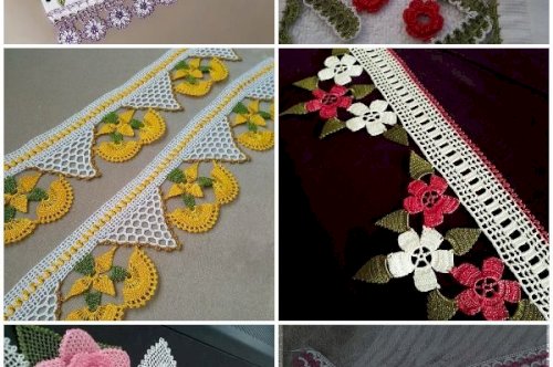Tığ İşi Havlu Kenarı Modelleri