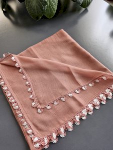 Soğan kabuğu iğne oyası yazma 