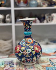 El Yapımı Anneler Günü Çinili Vazo
