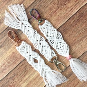 Makrome Çanta ve Anahtar Aksesuarı