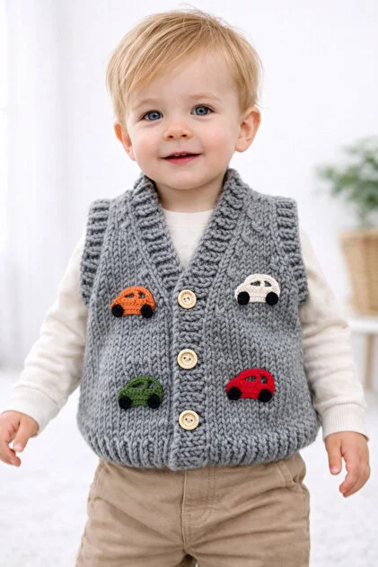 Son model bebek yelekleri